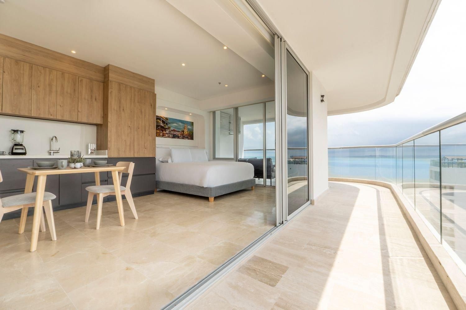 Cb1629 | Moderna Con Vista 180 Mar Ciudad Apartamento