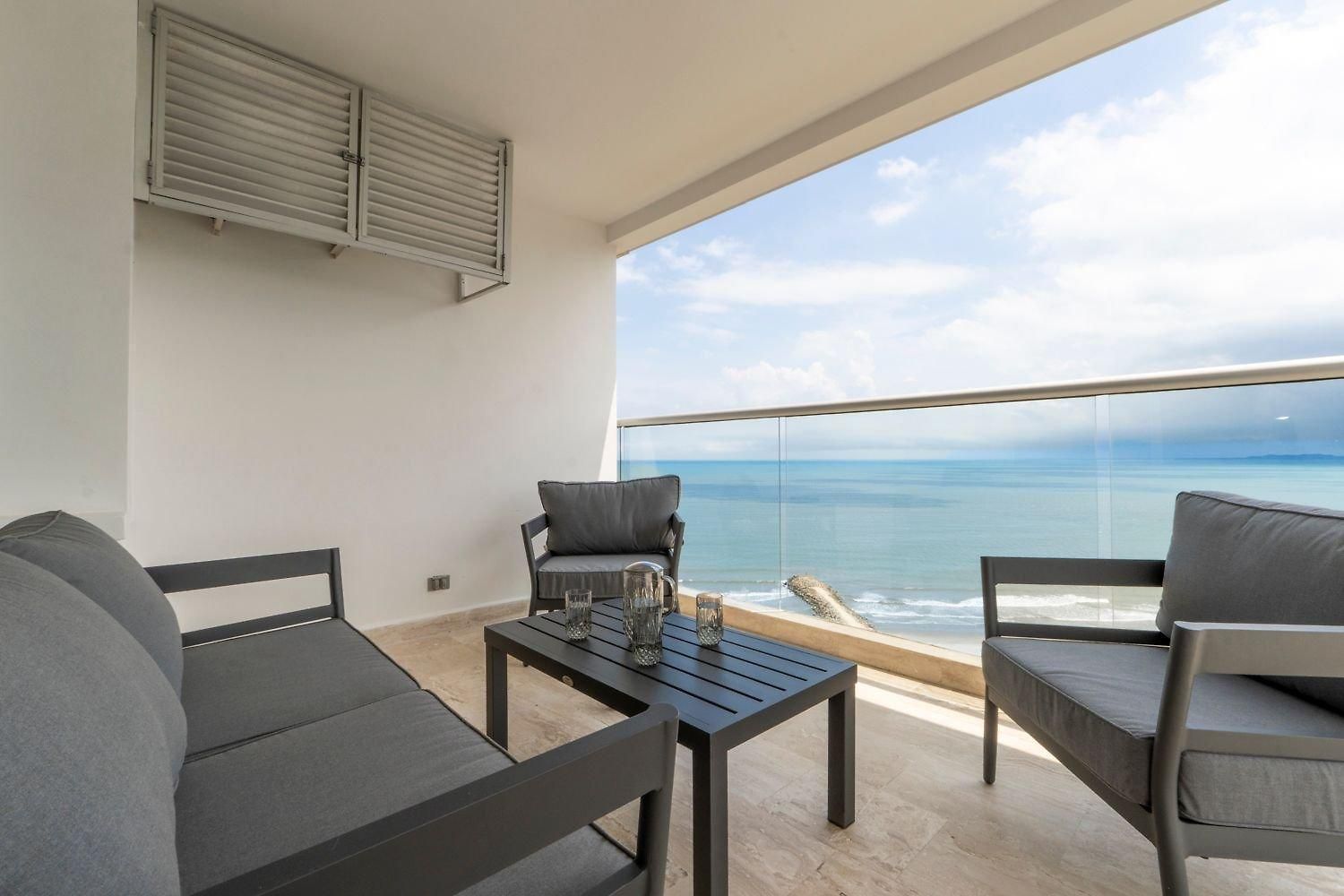Cb1629 | Moderna Con Vista 180 Mar Ciudad Cartagena