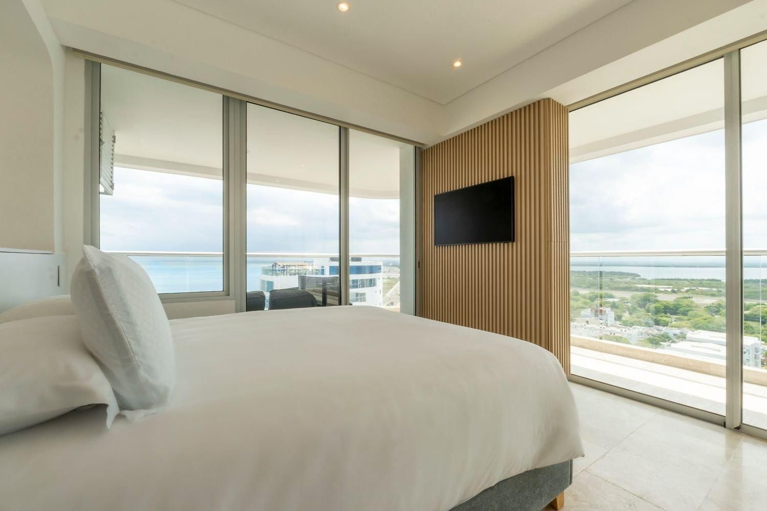 Cb1629 | Moderna Con Vista 180 Mar Ciudad Apartamento Cartagena