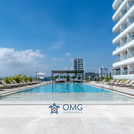 Cb1629 | Moderna Con Vista 180 Mar Ciudad Apartment Cartagena