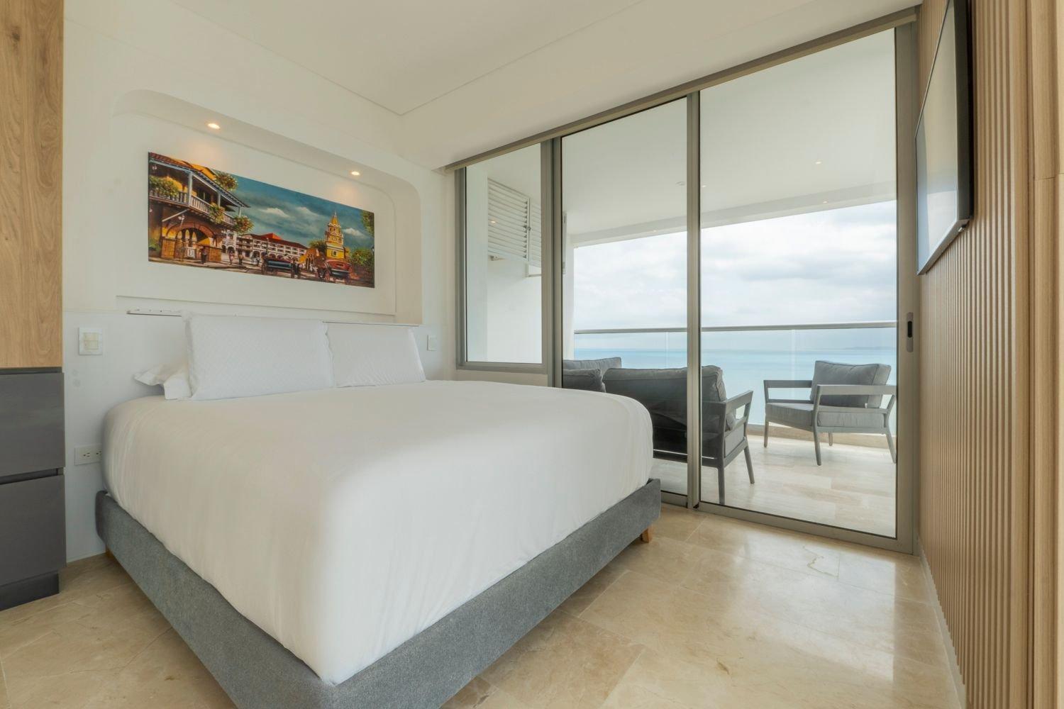 Apartamento Cb1629 Vista Increible Frente Al Mar-atardecer Cartagena